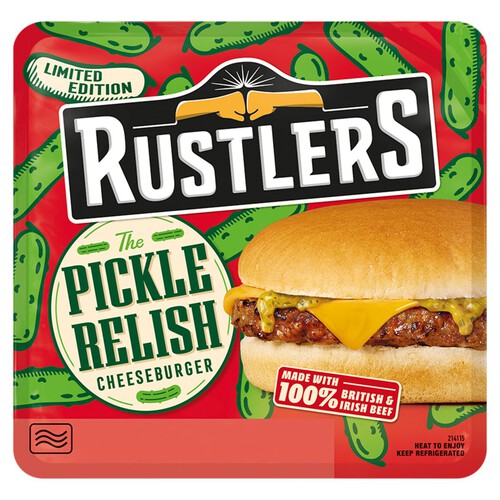 Rustlers The Pickle Relish Cheeseburger 