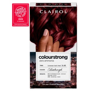 Clairol Colour Strong Permanent Hair Dye 4 46 Intense Dark Red 199Ml