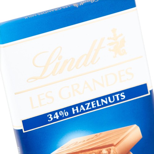 Lindt Les Grandes Milk Chocolate Hazelnut Bar 150g