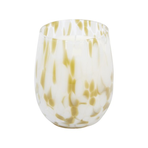 Nutmeg Home English Garden Glass Confetti Candle