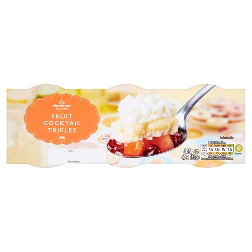 Morrisons Fruit Cocktail Trifles