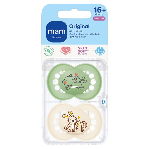 Mam Original 16+M Soothers 2Pk