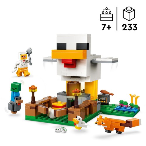 Lego Minecraft Chicken Farm 21585