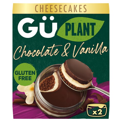 Gu Plant Chocolate & Vanilla Cheesecakes