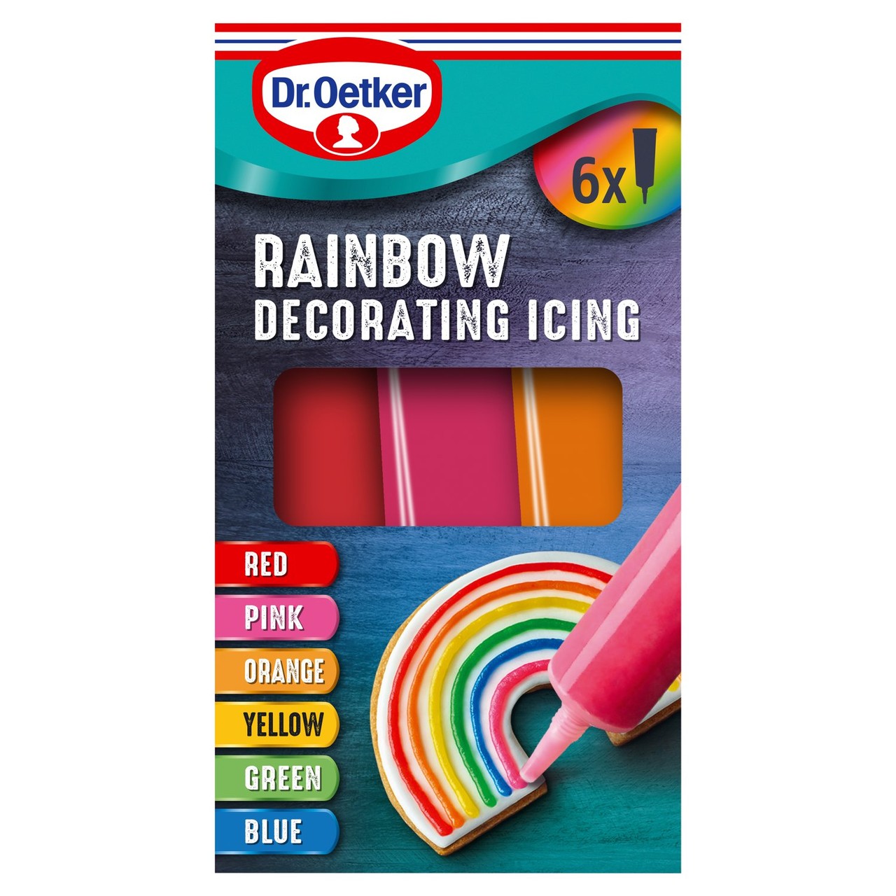 Dr. Oetker Rainbow Decorating Icing