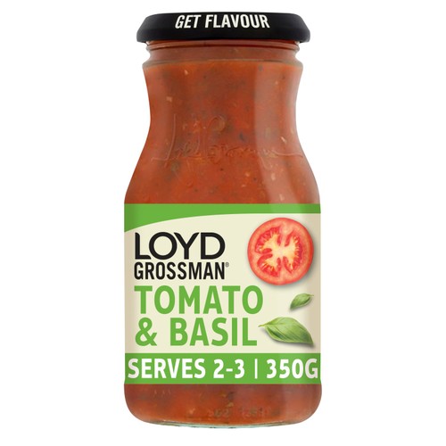 Loyd Grossman Tomato & Basil Pasta Sauce 350g
