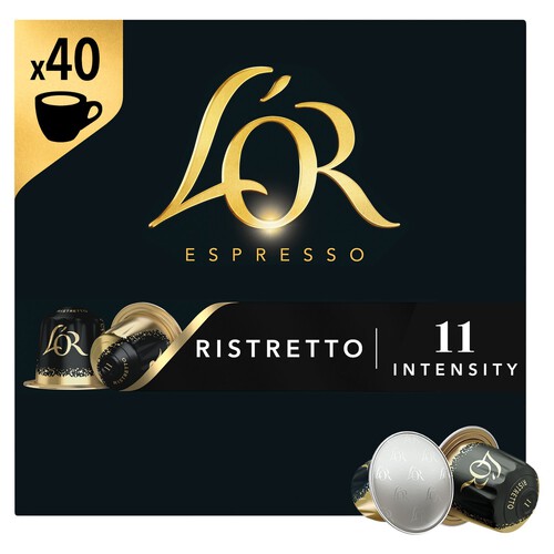 L'OR Espresso Ristretto 40 Coffee Pods Intensity