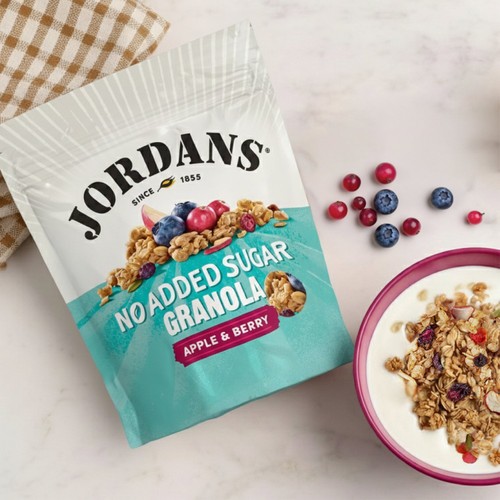Jordans No Added Sugar Apple & Berry Granola Breakfast Cereal 425g