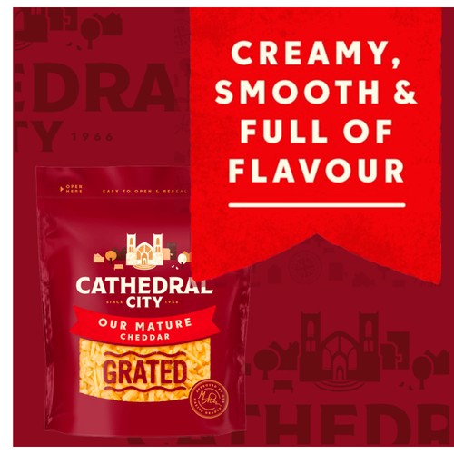Cathedral City Grated Mature Cheddar Cheese