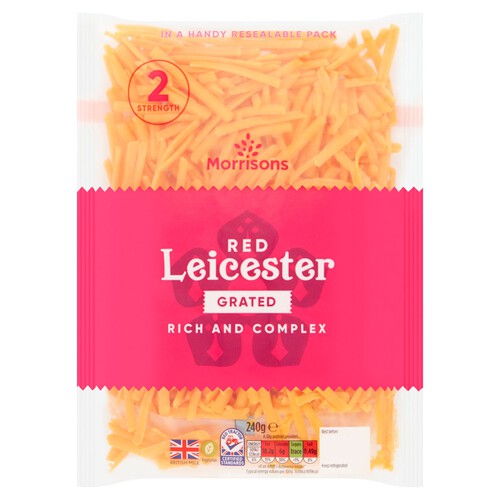 Morrisons Grated Red Leicester