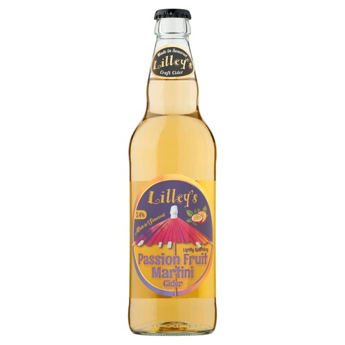 Lilley's Passion Fruit Martini Cider Lightly Sparkled 