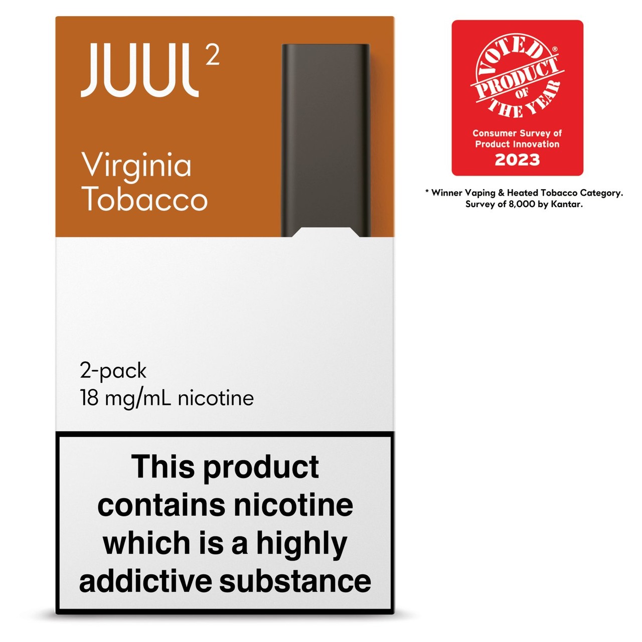 Juul 2 Pods UK Virginia Tobacco 18mg