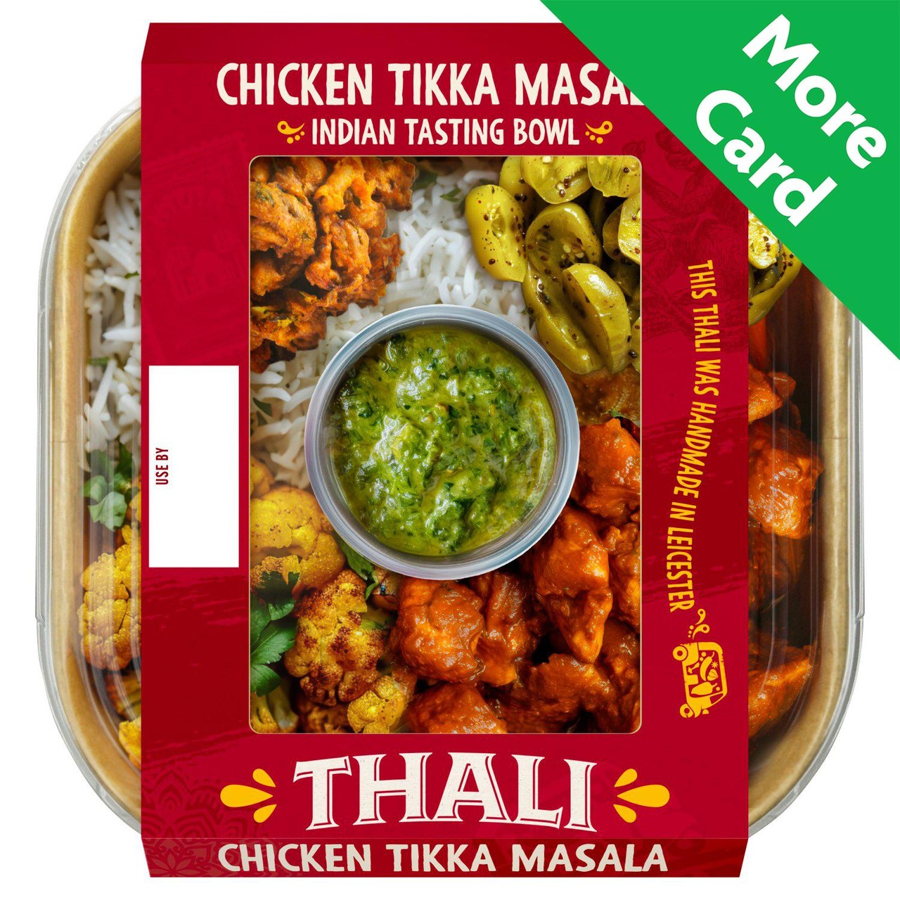 Tuk In Foods Thali Chicken Tikka Masala Indian Tasting Bowl 420g