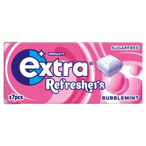 Extra Refreshers Bubblemint Sugar Free Chewing Gum Handy Box 7 Pieces | Morrisons