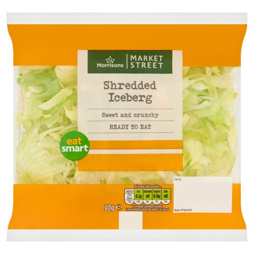 Morrisons shredded iceberg lettuce