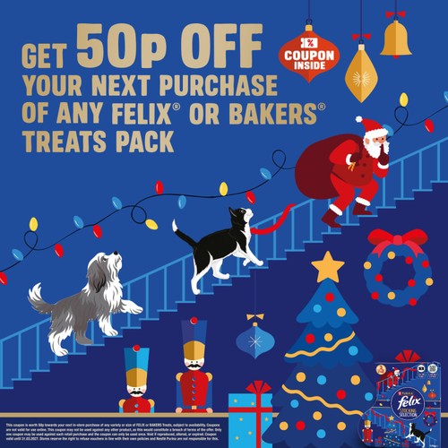 FELIX Cat Treats Christmas Stocking 170g