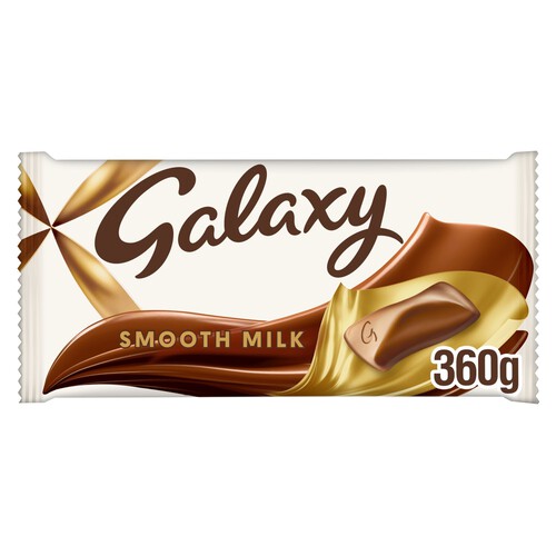 Galaxy Smooth Milk Chocolate Gift Large Sharing Block Bar Vegetarian 