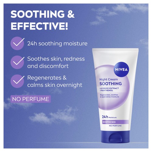NIVEA Soothing Night Cream For Sensitive Skin