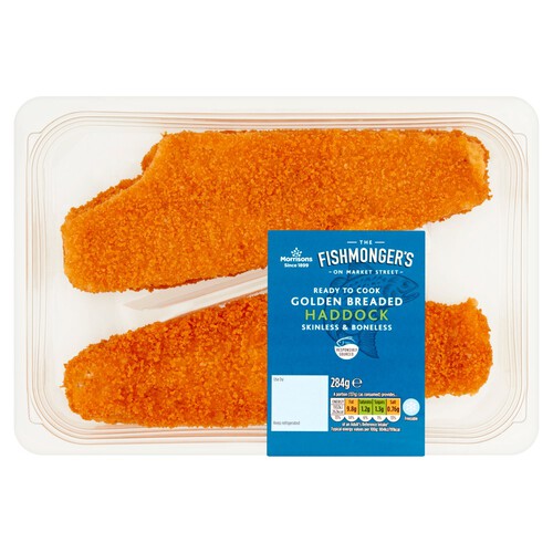 Morrisons Golden Breaded Haddock 