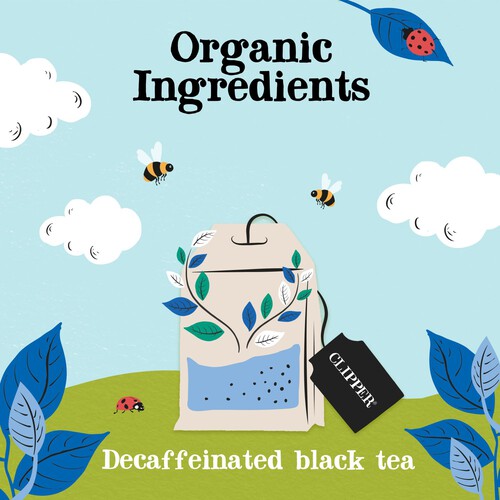 Clipper Organic Fairtrade Decaf Everyday 80 Tea Bags 