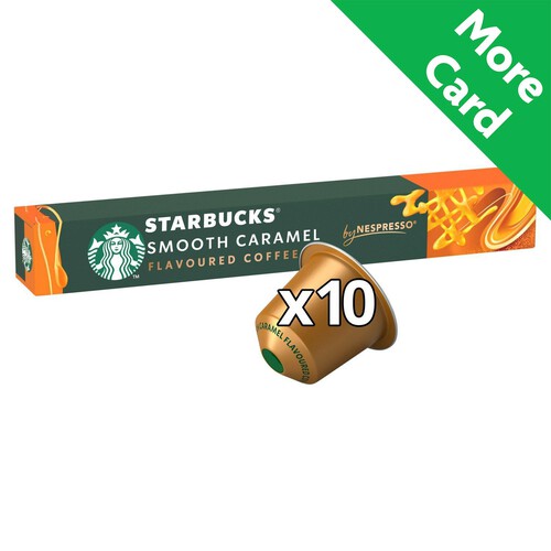 Starbucks by Nespresso Smooth Caramel Flavoured Coffee Pods Morrisons Online Groceries Offers