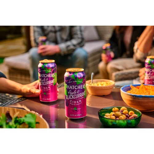 Thatchers Apple & Blackcurrant Cider 4x440ml