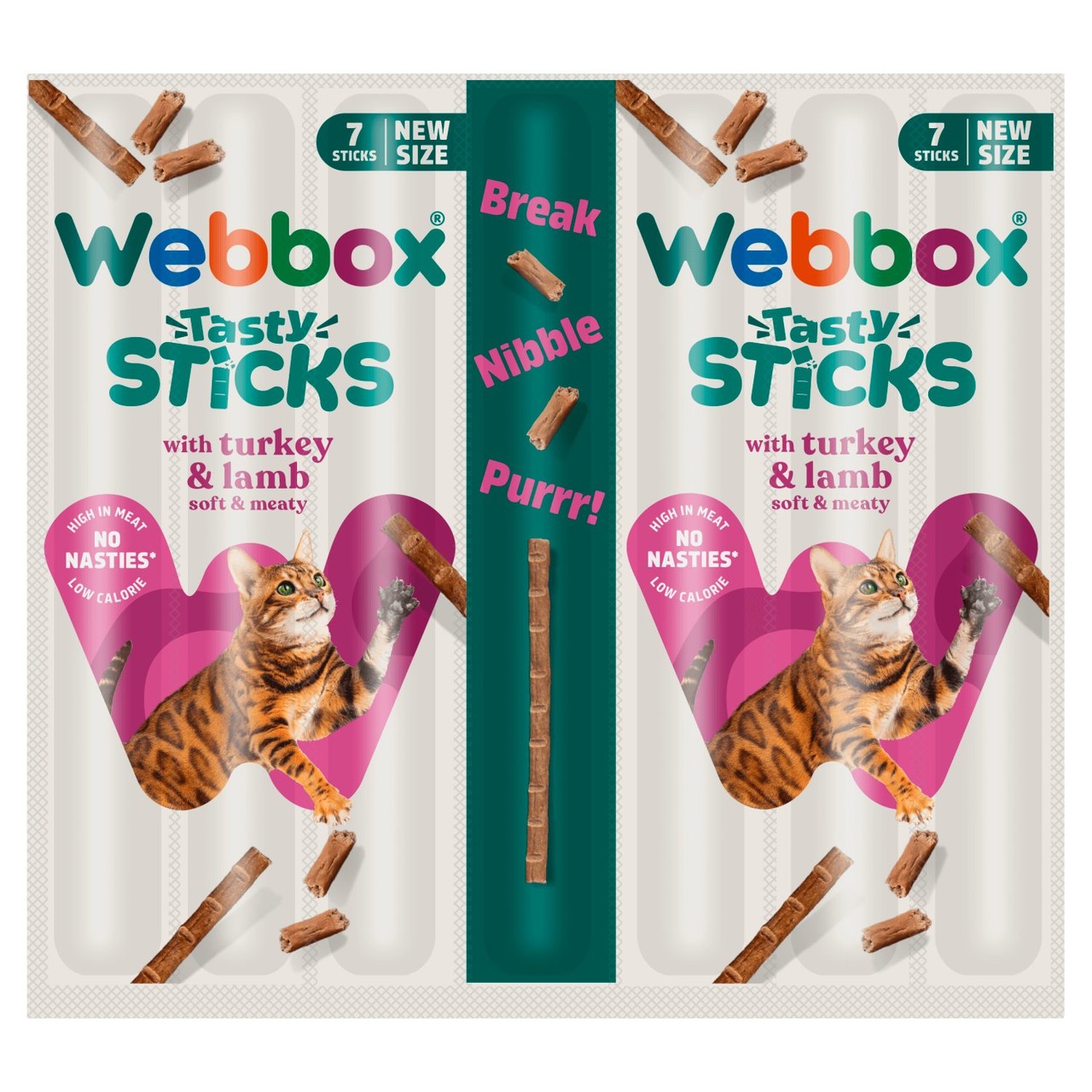 Webbox Tasty Sticks With Turkey & Lamb