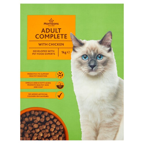 Morrisons Complete Dry Cat Food With Chicken & Vegetables