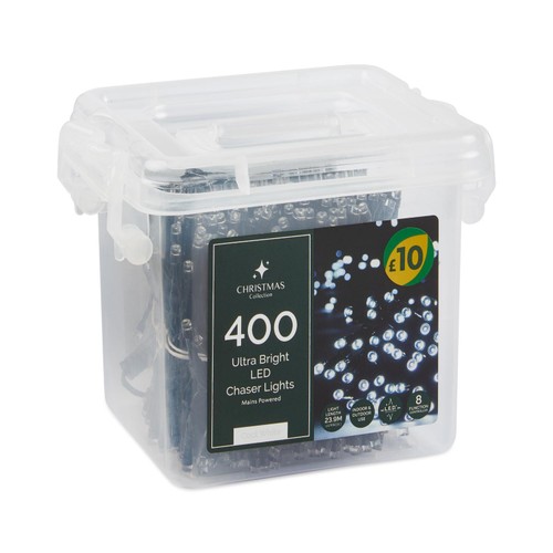 Morrisons 400 Cool White Chaser Led Lights