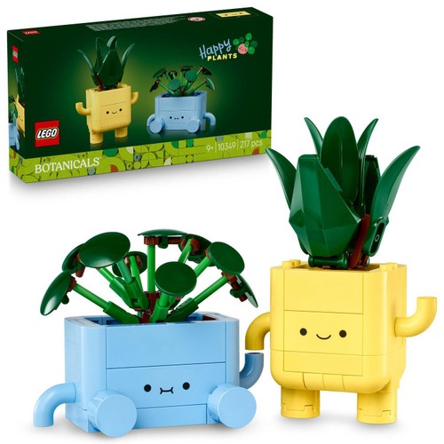 LEGO Botanicals Happy Plants Building Toy Set 10349