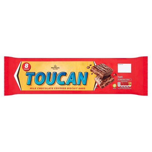 Morrisons Milk Chocolate Toucan Biscuits Multipack 8 Pack