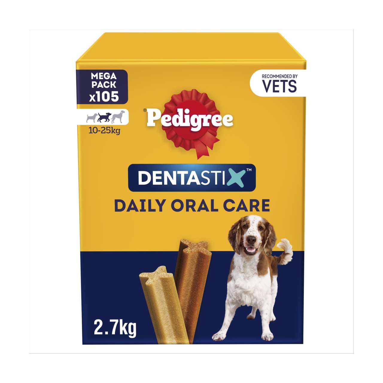 Pedigree Dentastix Daily Dental Chews Medium Dog 105 Sticks