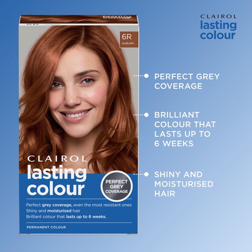 Clairol Lasting Colour Permanent Hair Dye 6r Auburn