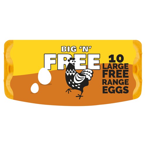 Big n Free Large Free Range Eggs 10 pack