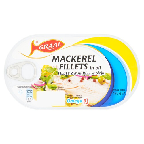 Graal Mackerel Fillets In Oil 