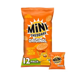 Jacob's Mini Cheddars Original Baked Snacks Multipack 12x23g