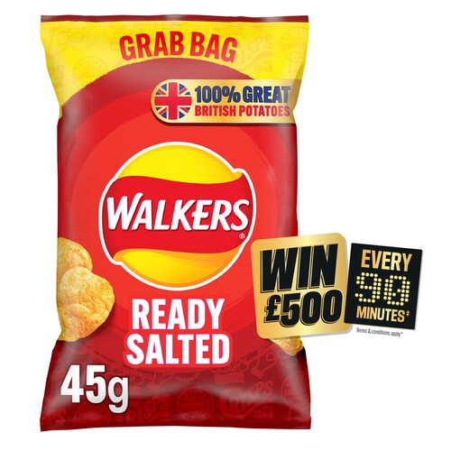 Walkers Ready Salted Crisps 