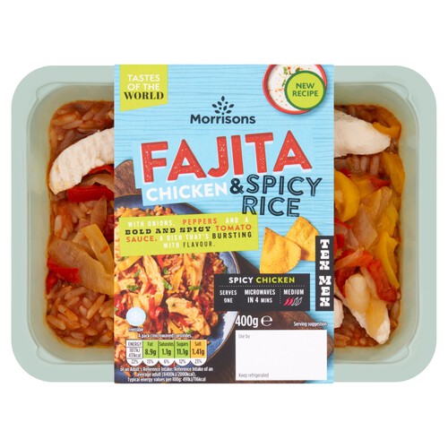 Morrisons Tex Mex Fajita Chicken & Spicy Rice