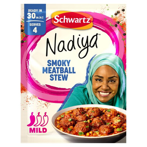 Schwartz Nadiya Smokey Meatball Stew