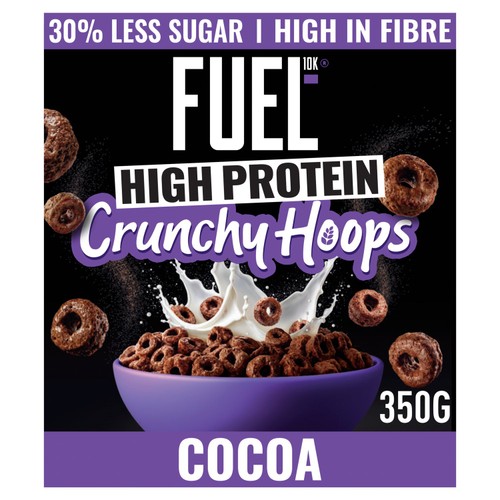 Fuel10k Multigrain Hoops Chocolate Cereal 350g 