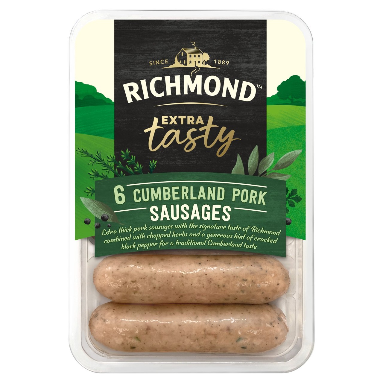 Richmond Extra Tasty Cumberland Pork Sausages 400g