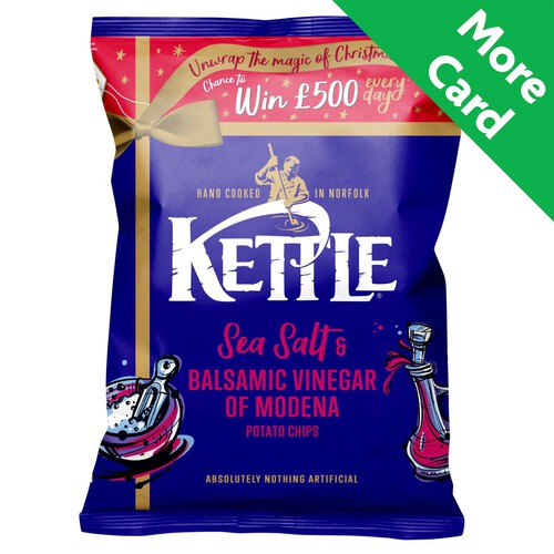 Kettle Chips Sea Salt & Balsamic Vinegar of Modena Sharing Crisps