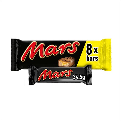 Mars  Milk Chocolate Bar 8 x 34.5g