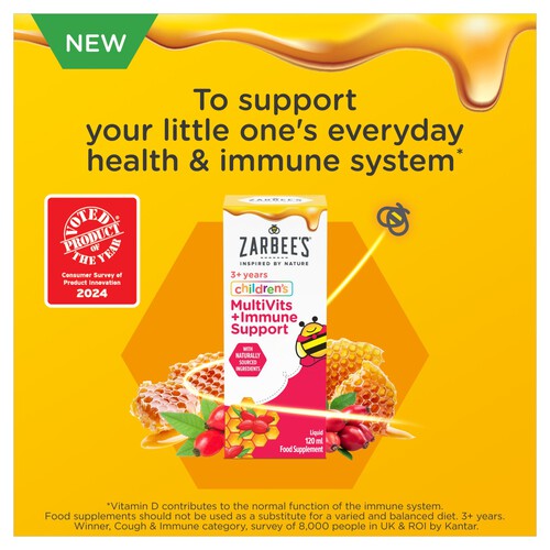 Zarbee's Kids Multi Vits Plus Immune Support