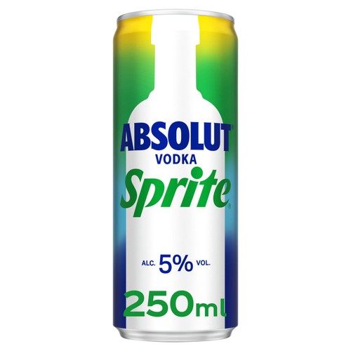 Absolut Vodka & Sprite Can