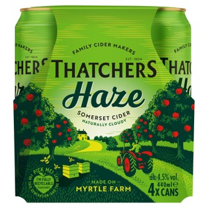 Thatchers Somerset Haze Cider Cans 4x440ml product image