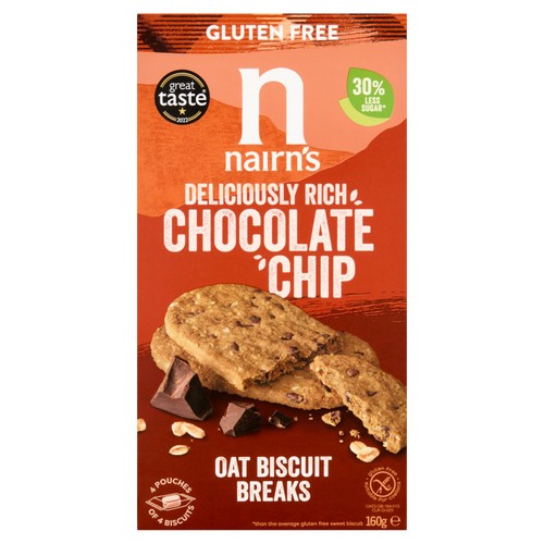 Nairn's Gluten Free Choc Chip Biscuits 
