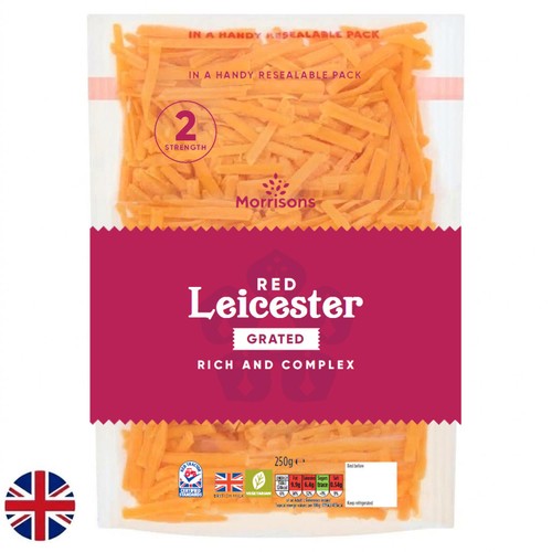 Morrisons Grated Red Leicester 250g
