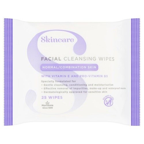 Nutmeg Normal Facial Skin Wipes 