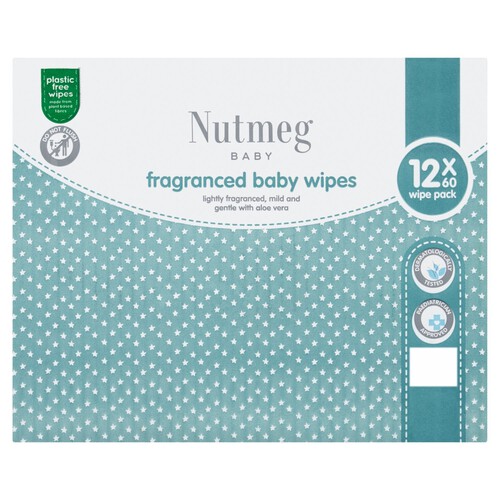 Nutmeg Fragranced Baby Wipes